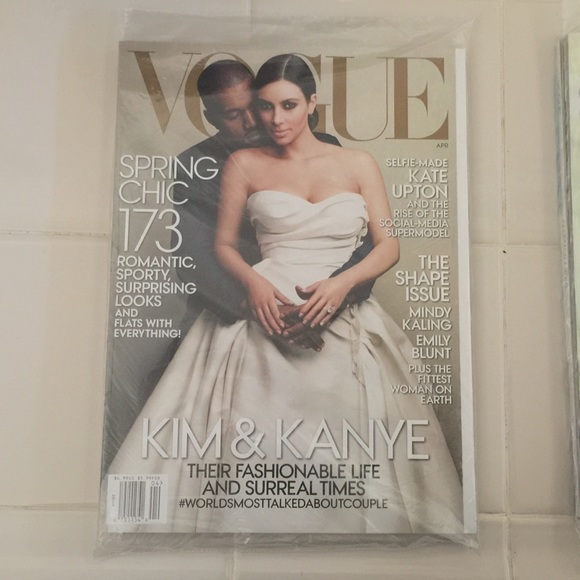Vogue Other 2014 Kim And Kanye Wedding Cover Poshmark